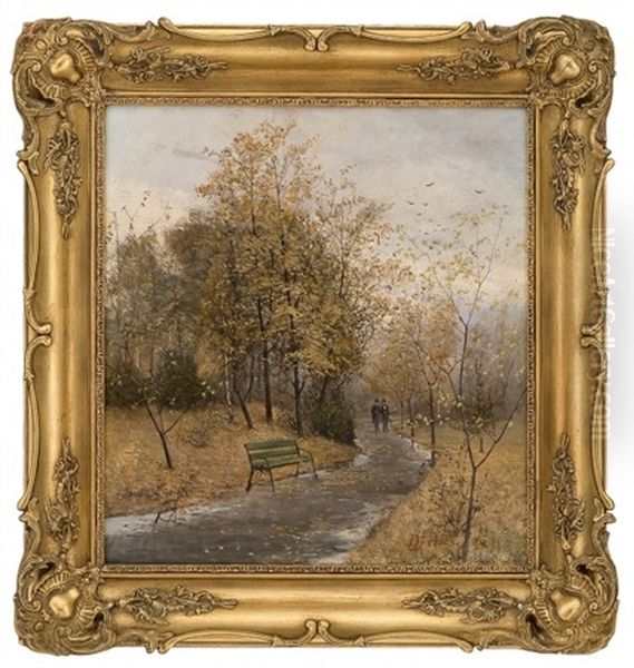 Parkland With Two Men In Top Hat - view 1