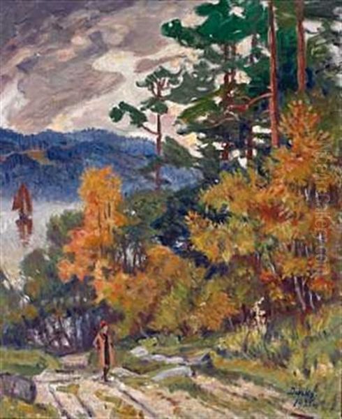 Kvinne Pa Sti - view 1