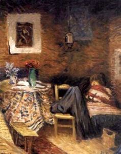 Hvilende Kvinne by Karl Edvard Diriks