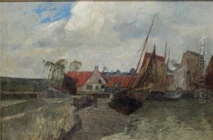 Fischerboote In Der Eiderbucht, Nordsee by Andreas Dirks