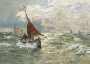 Fischer Auf Sturmischer See Fischer Auf Sturmischer See