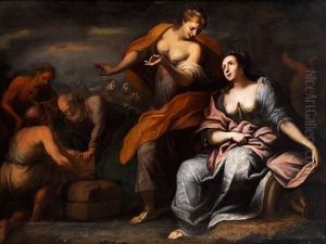 Rebecca Und Eliezer Am Brunnen
