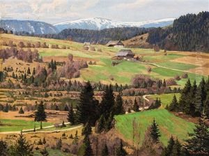 Vorfruhling Im Schwarzwald by Hermann Dischler