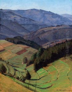 Blick In Die Berge by Hermann Dischler