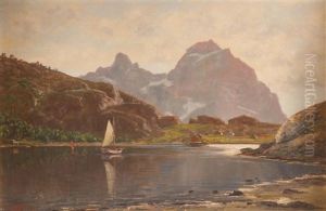 Fjordlandskap by Johannes Von Ditten