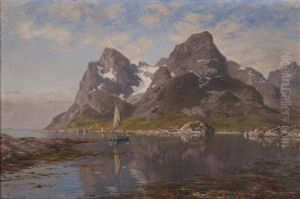 Fjordlandskap by Johannes Von Ditten