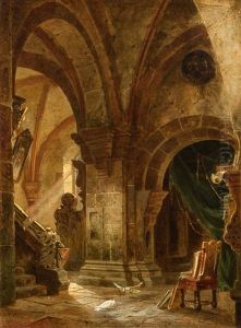 Kloster Maulbronn (maulbronn Monastery) by Ludwig Dittweiler