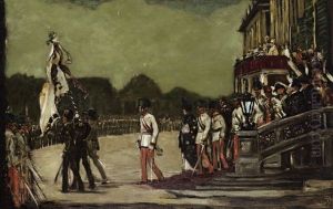 Truppenparade: Kaiser Franz Joseph I. Vor Schonbrunn Truppenparade: Kaiser Franz Joseph I. Vor Schonbrunn
