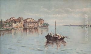 Paesaggio Sul Lago by Riccardo Diviani