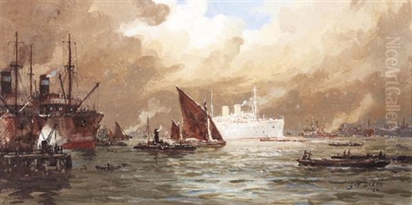Untitled (ships On Harbour) - view 1