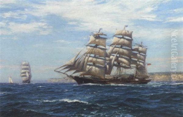 The "cutty Sark" Running Before The Wind - view 1