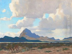 February Afternoon - Tucson Mountains by Maynard Dixon