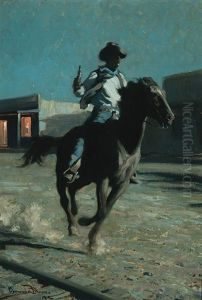 The Sheriff Rides by Maynard Dixon