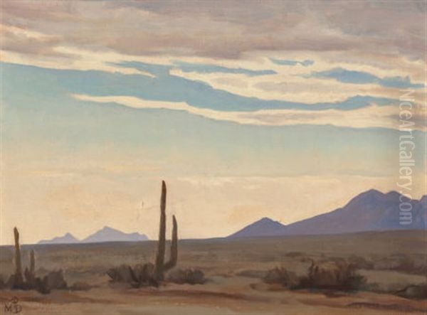Desert Sky At Evening, Tucson, Arizona, Circa 1946 - view 1