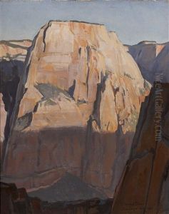 Great White Throne, Zion Canyon, Utah by Maynard Dixon