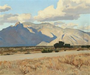 Ridge And Rillito, Arizona by Maynard Dixon