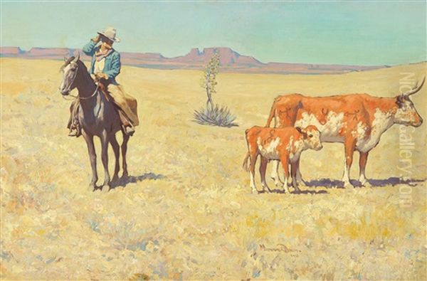 The Puzzled Cowboy - view 1