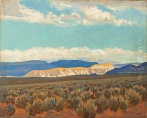 Calico Hills (virgin Valley, Nevada, No. 350) by Maynard Dixon