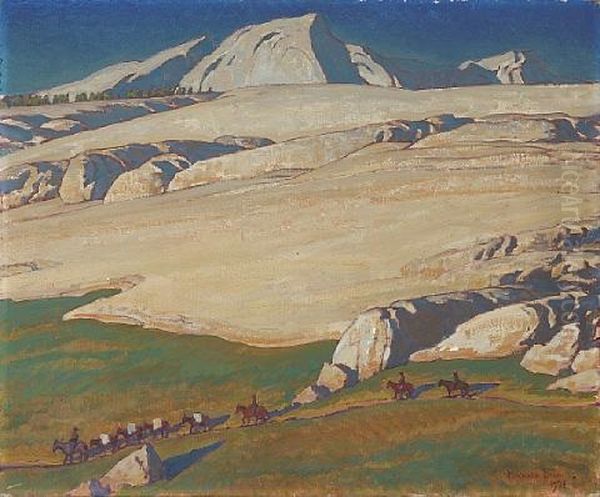 Moraine And Meadow, Sierra Nevada, Inyo County, California - view 1