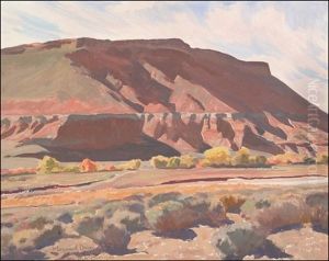 Mesa On Rio Virgen by Maynard Dixon