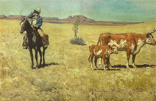 The Puzzled Cowboy - view 1