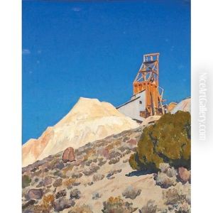 Old Hoist, Ramsey Mine, Ramsey, Nevada by Maynard Dixon