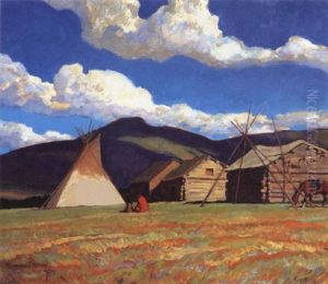 Home Of The Half Breed by Maynard Dixon