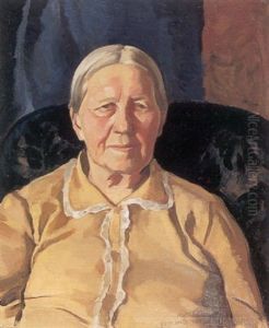 Portrait Of Mrs. Black by Maynard Dixon