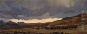 Storm On The Tehachapi by Maynard Dixon