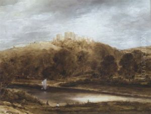 In The Stillness Of Dawn, Goodrich Castle by Otto Murray Dixon
