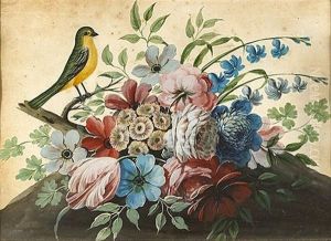 Birds And Flowers by Samuel Dixon
