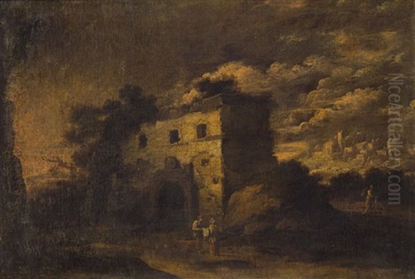 Ruine In Einer Landschaft - view 1
