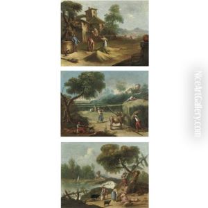 Scene Contadine (set Of 3) Scene Contadine (set Of 3)