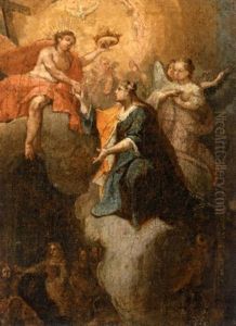 The Assumption Of The Virgin by Antonio Diziani