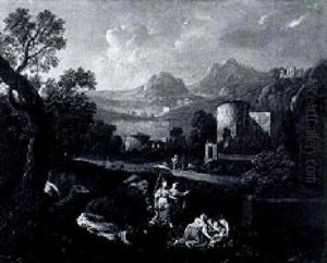 The Finding Of Moses by Antonio Diziani
