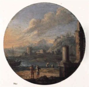 Paesaggio Con Rovine Classiche by Antonio Diziani