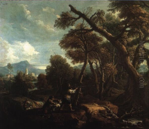Paesaggio Con Cacciatori - view 1