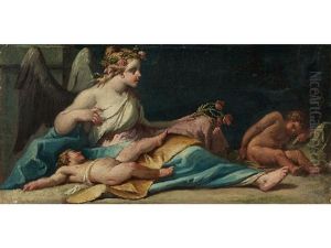 Allegorie Des Schlafes by Gaspare Diziani