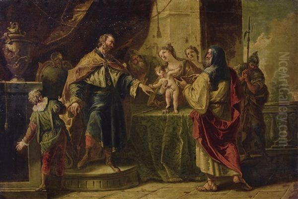 The Infant Moses Trampling On Pharaoh's Crown - view 1