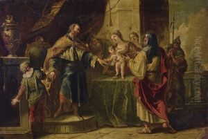 The Infant Moses Trampling On Pharaoh's Crown