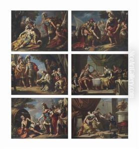 Alexander And Diogenes; Alexander And The Family Of Darius; Alexander Before The Body Of Darius; The Death Of Darius; The Death Of Sophonisba; And The Banquet Of Antony And Cleopatra