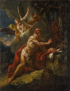 Der Heilige Hieronymus Mit Dem Engel Der Heilige Hieronymus Mit Dem Engel