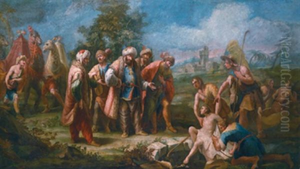 Josef Wird Von Seinen Brudern In Die Zisterne Geworfen (giuseppe Gettato Dai Fratelli Nella Cisterna) - view 1