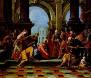 Chirstus Und Die Ehebrecherin Im Tempel Chirstus Und Die Ehebrecherin Im Tempel