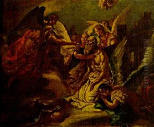 The Vision Of St. Jerome by Gaspare Diziani