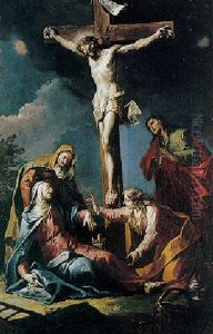 La Lamentation Au Pied De La Croix by Gaspare Diziani