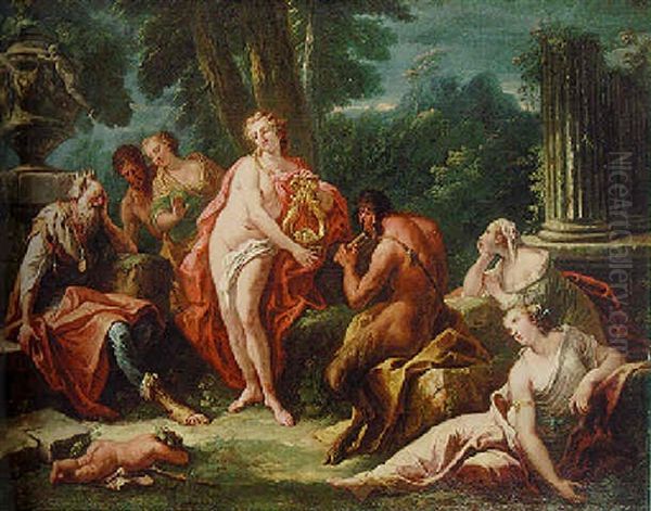 Apollo And Marsyas - view 1