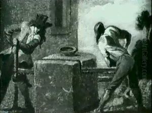 The Marble Cutters by Gaspare Diziani