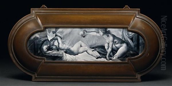 Le Sommeil De Cupidon, Plaque - view 1