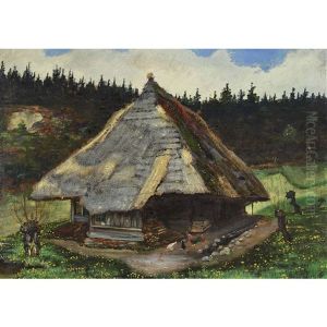 Bauernhaus Im Grunen by Johann Othmar Doebeli